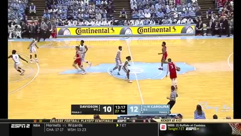 MBB: Davidson vs North Carolina 12/29/2018