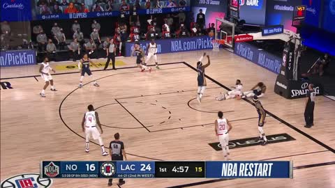 NBA: New Orleans vs L.A. Clippers 8/1/2020