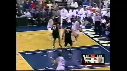 NBA: Dallas vs Portland 12/20/2000