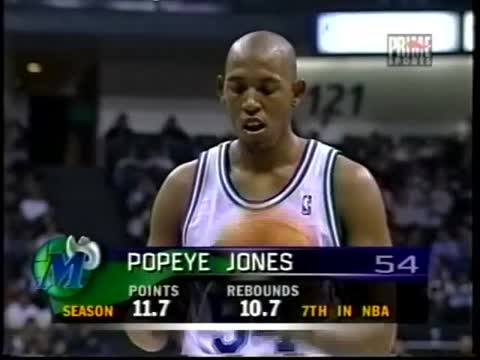 NBA: Dallas vs Detroit 1/25/1996