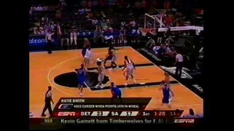 WNBA: San Antonio vs Detroit 7/1/2007